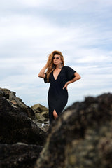 Noir Vela Long Dress
